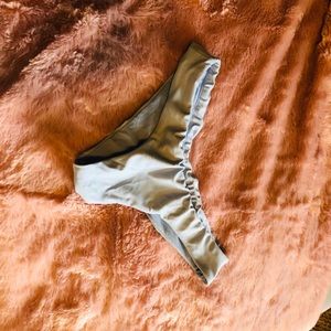 Light Blue Cheeky Thong Bikini Bottom